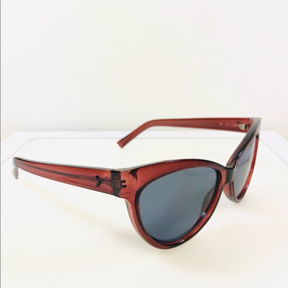 Women’s Kendall and Kylie Cat-Eye Merlot Fashion Sunglasses - Picture 5 of 7
